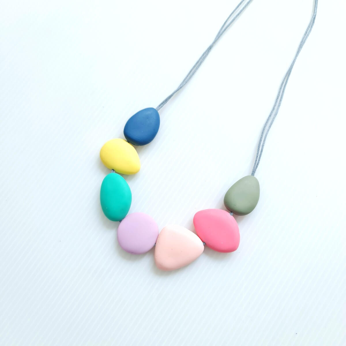 Pebbles Multicolour Summer Necklace