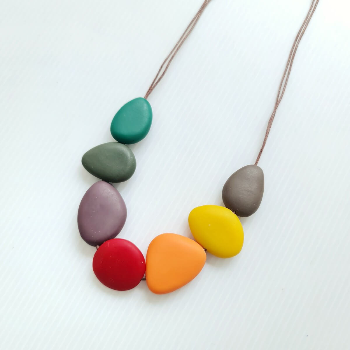 Pebbles Multicolour Autumn Necklace