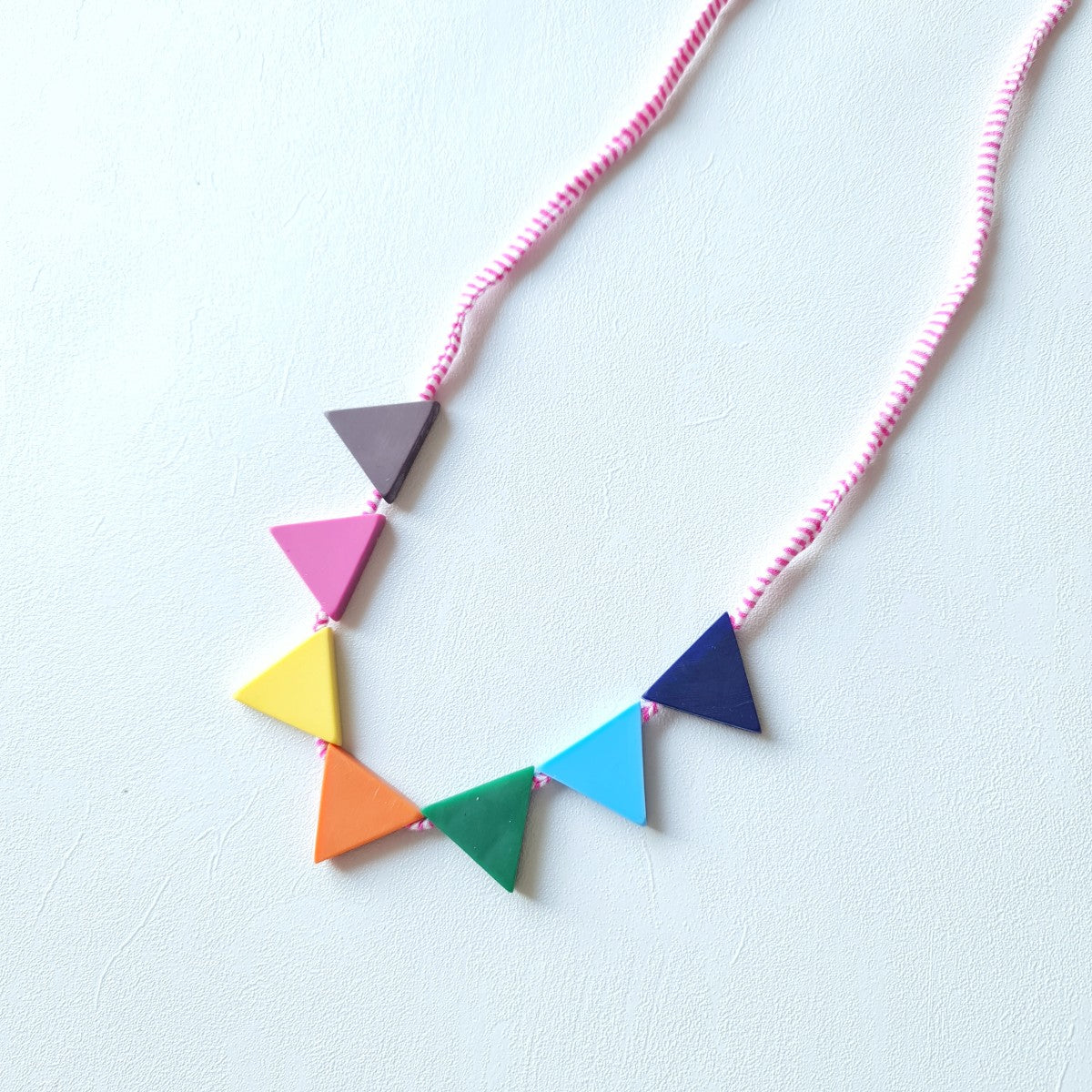 Bunting Pink Necklace