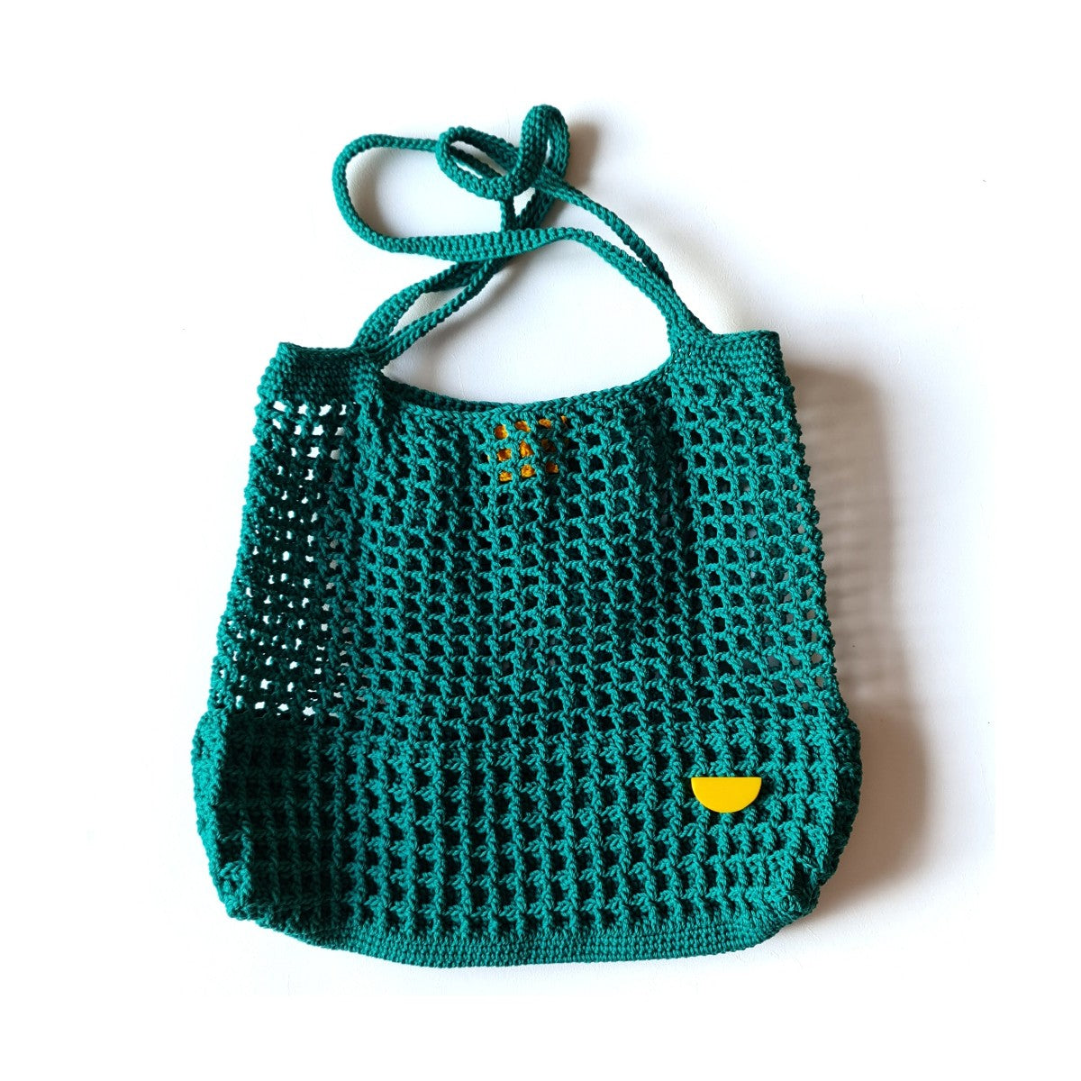 Halv Crochet Emerald Green Bag