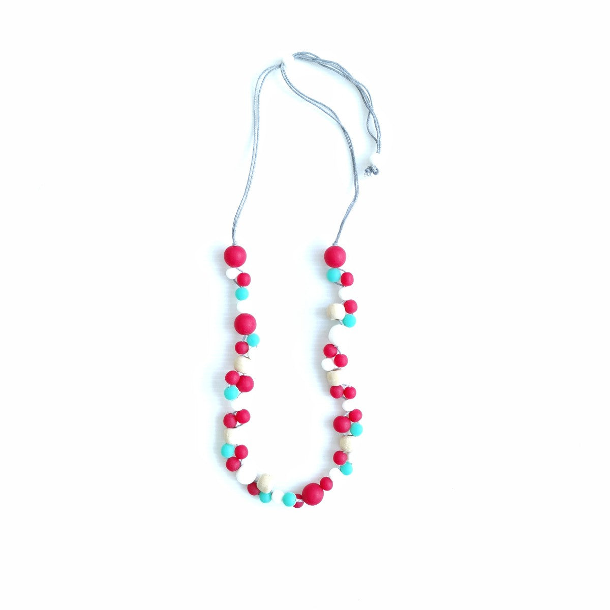 Alaia Red White Green Necklace