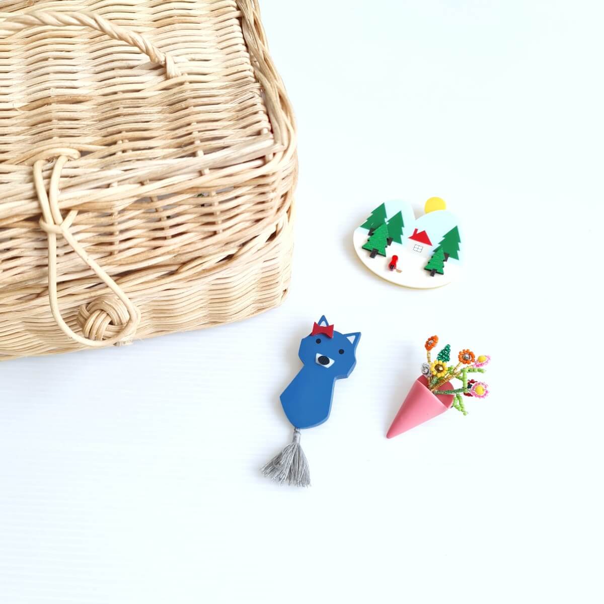 The Little Red Riding Hood Brooch Bundle
