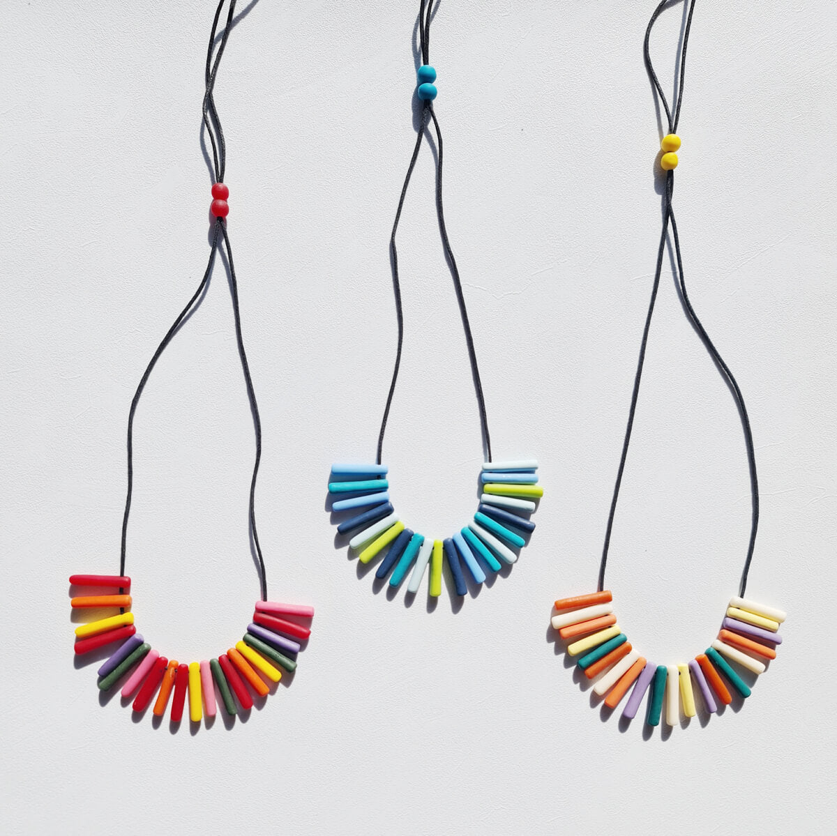 Capsule Bright Rainbow Mini Necklace