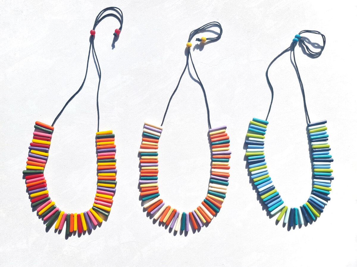 Capsule Bright Rainbow Maxi Necklace