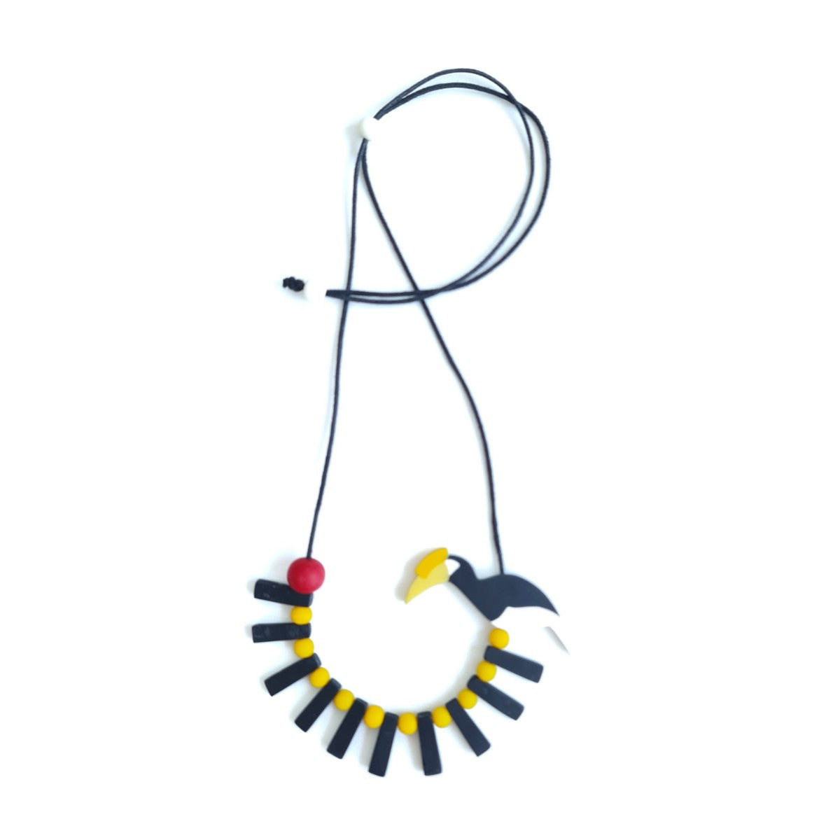 Oriental Pied Hornbill Bird Nacklace