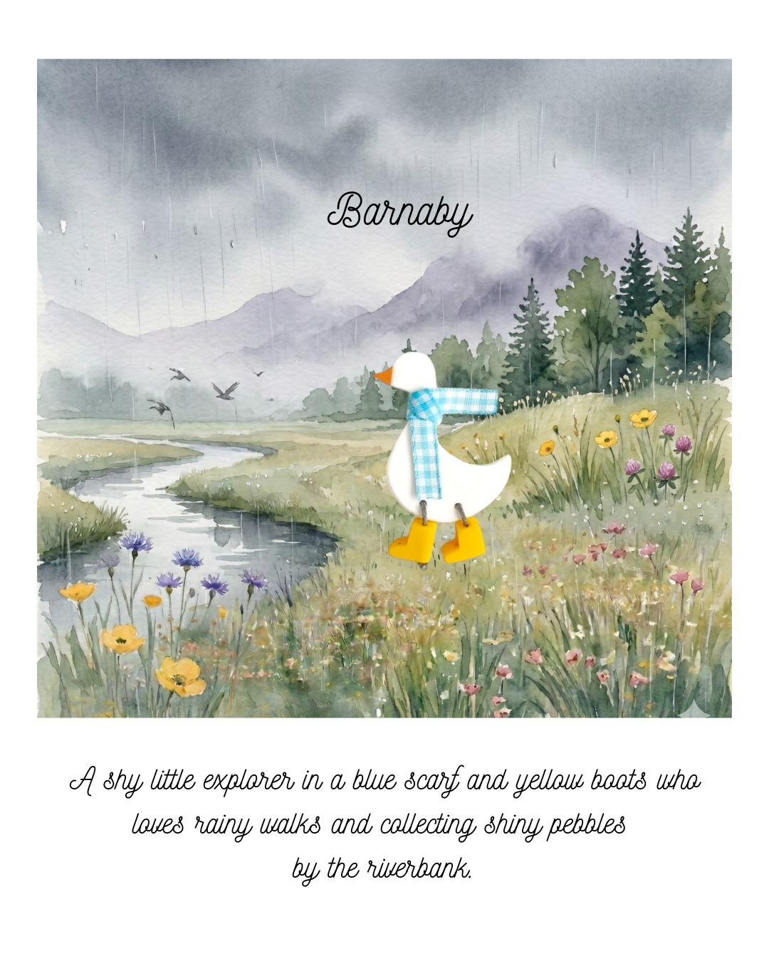 Barnaby Duck Brooch