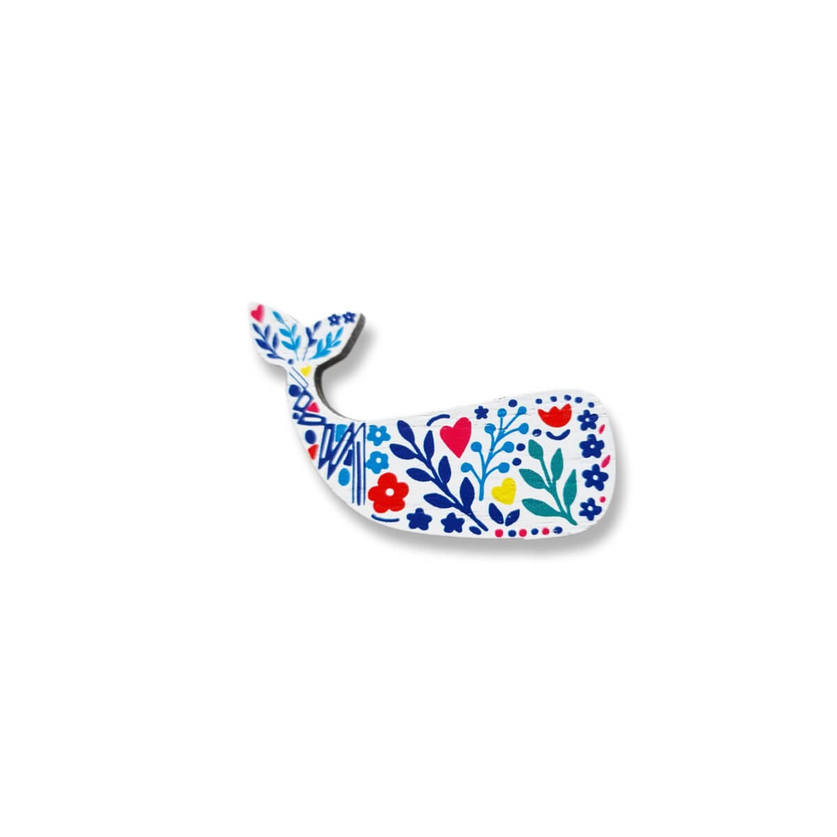 Whale Porcelana Brooch