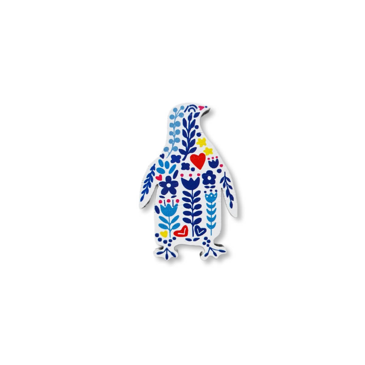 Penguin Porcelana Brooch