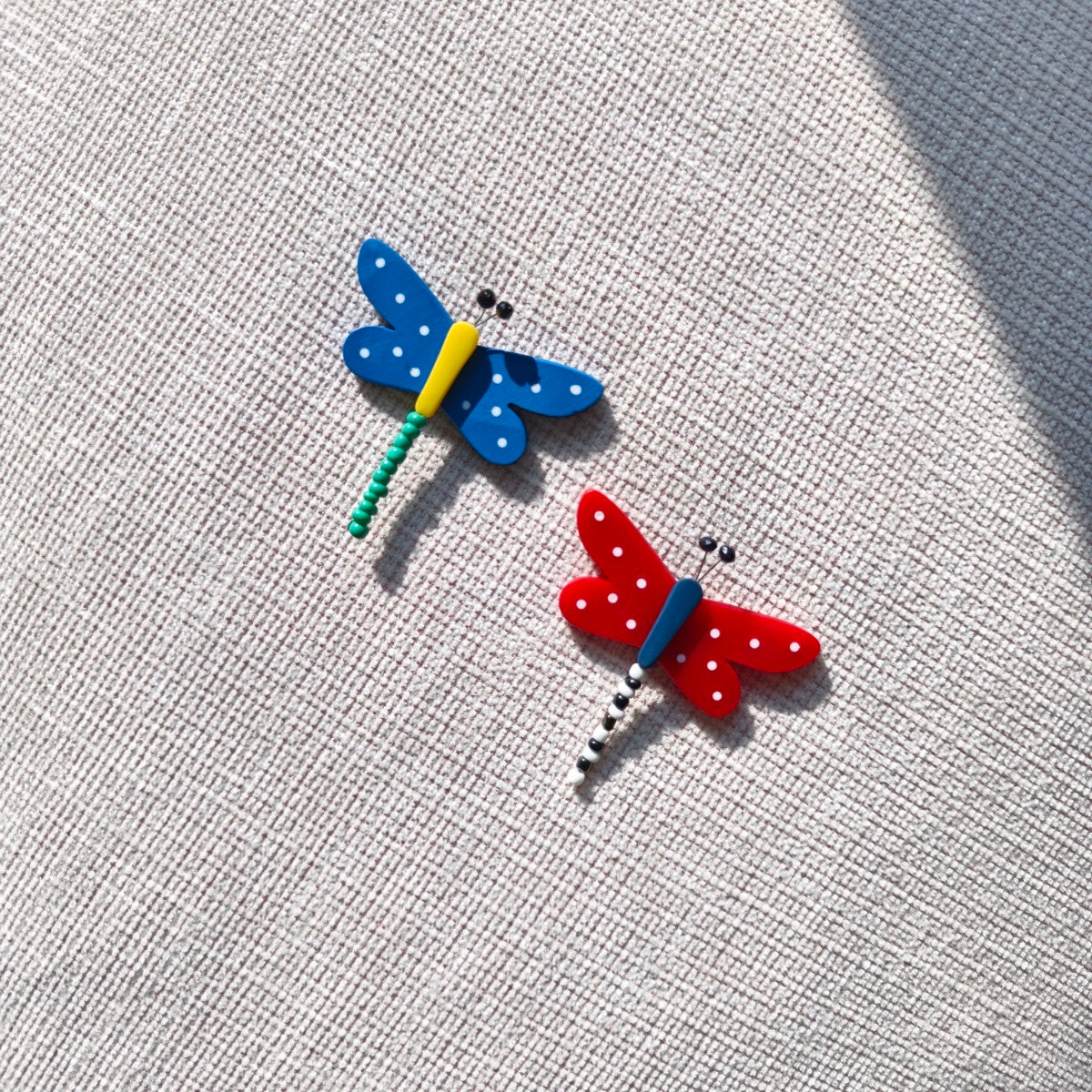 Blue Dragonfly Brooch