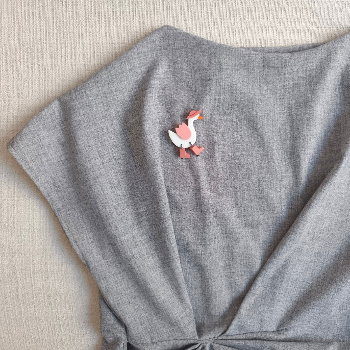 Beatrice Duck Brooch