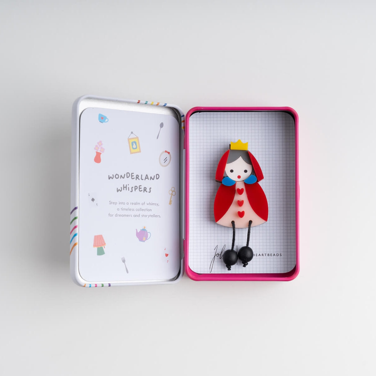 Cora Dress & Queen of Hearts Brooch
