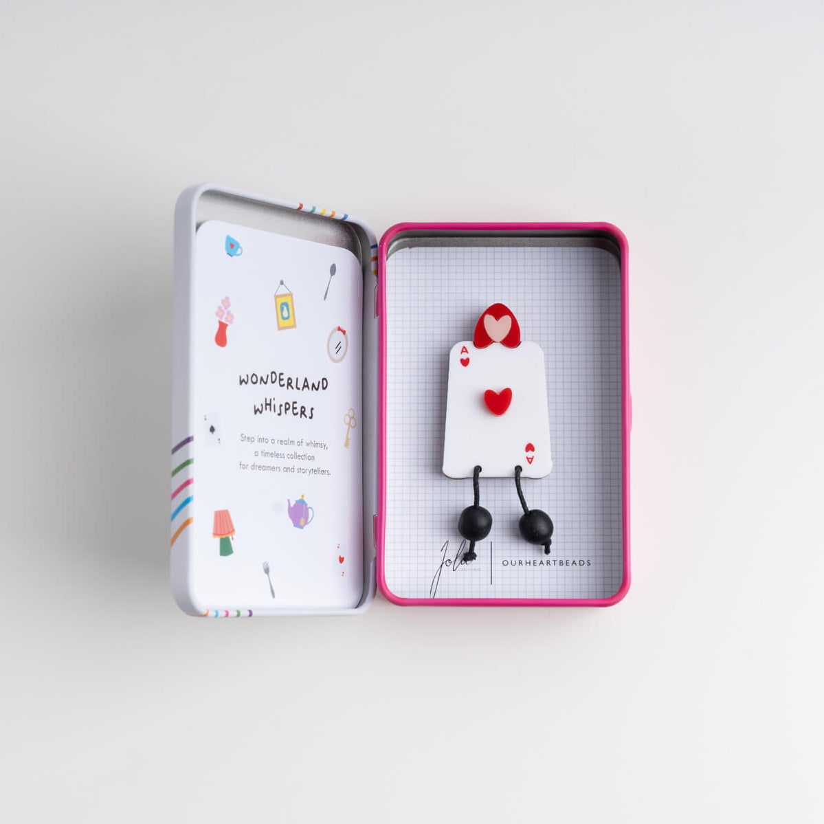 Venne Top (BLACK) & Card Soldier Brooch