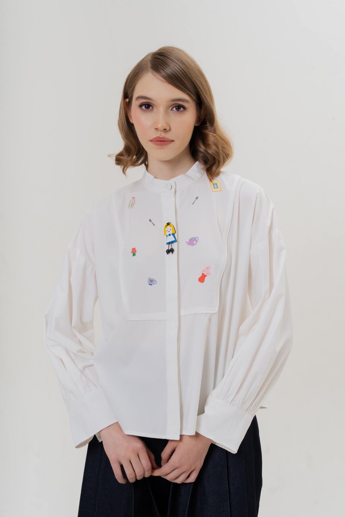 Allie Top & Alice Brooch