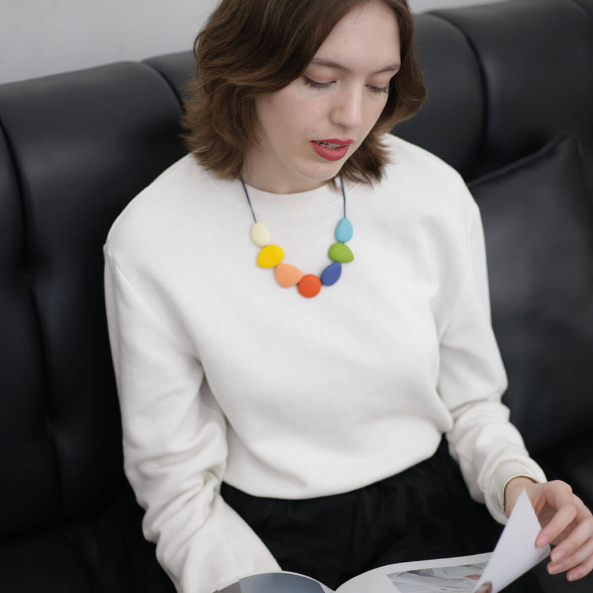 Pebbles Multicolour Spring Necklace