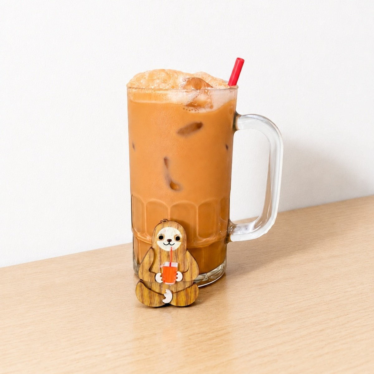 Sloth Teh Tarik Brooch