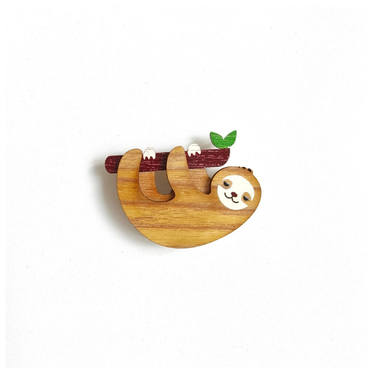 Sloth Hanging Brooch