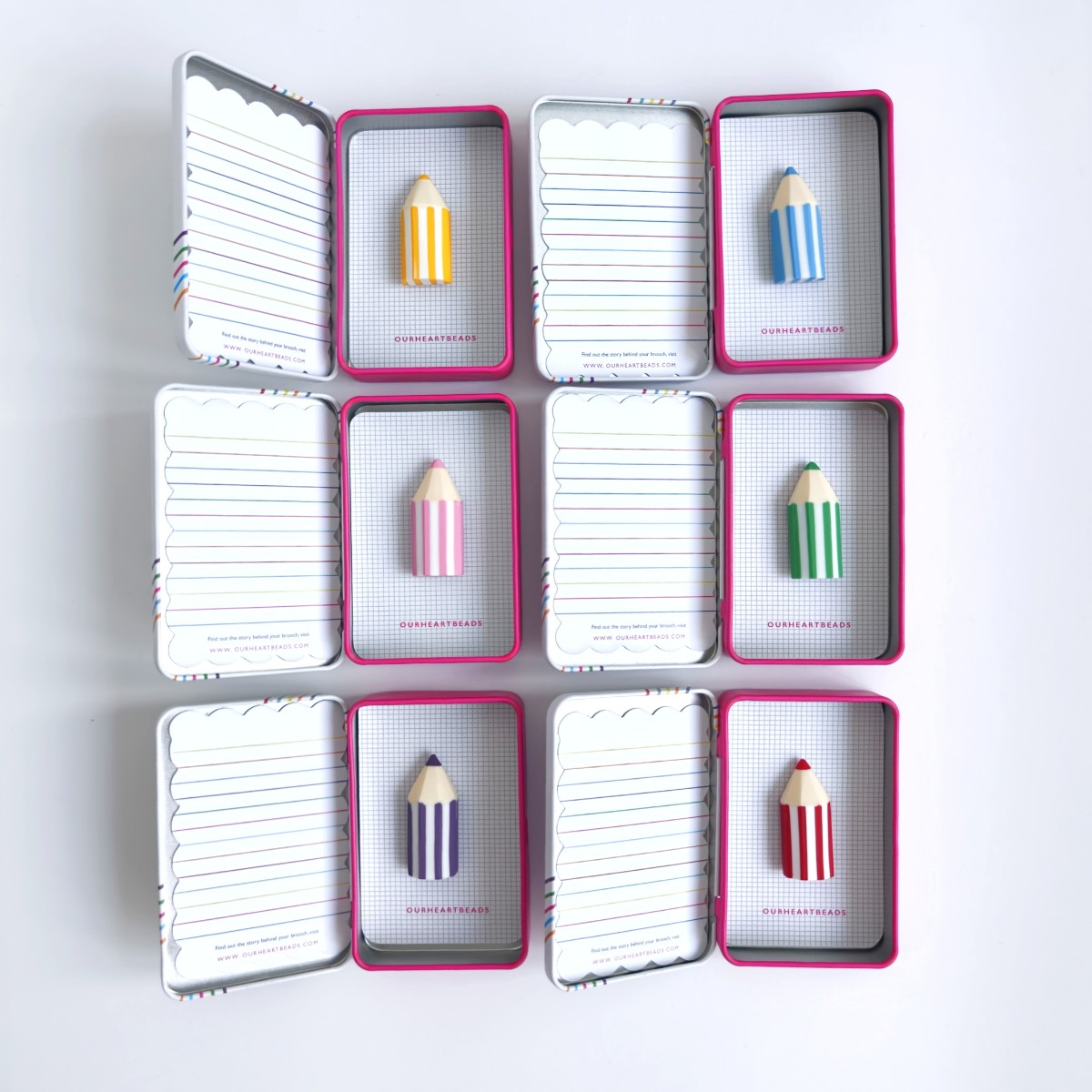 Bundle of 6 - Colour Pencils