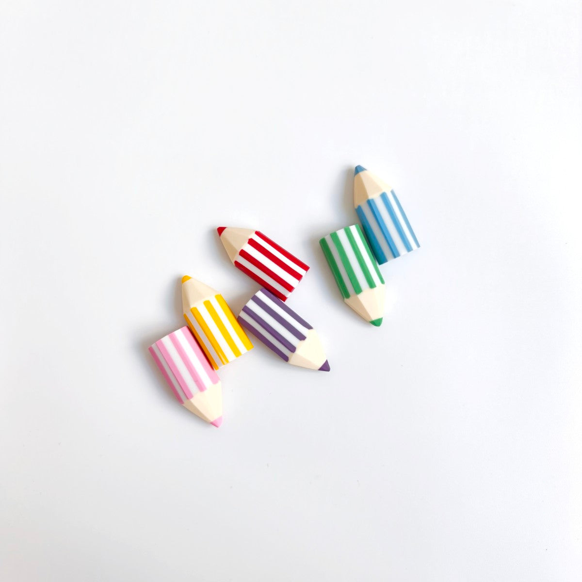 Colour Pencil Green Brooch