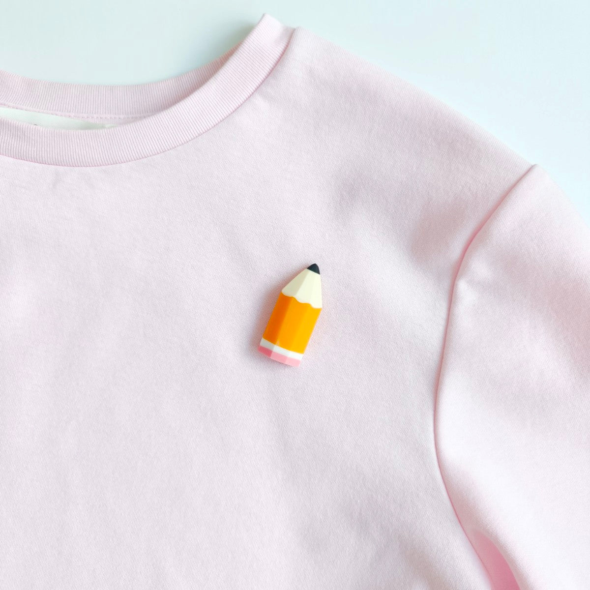 Yellow Pencil Brooch