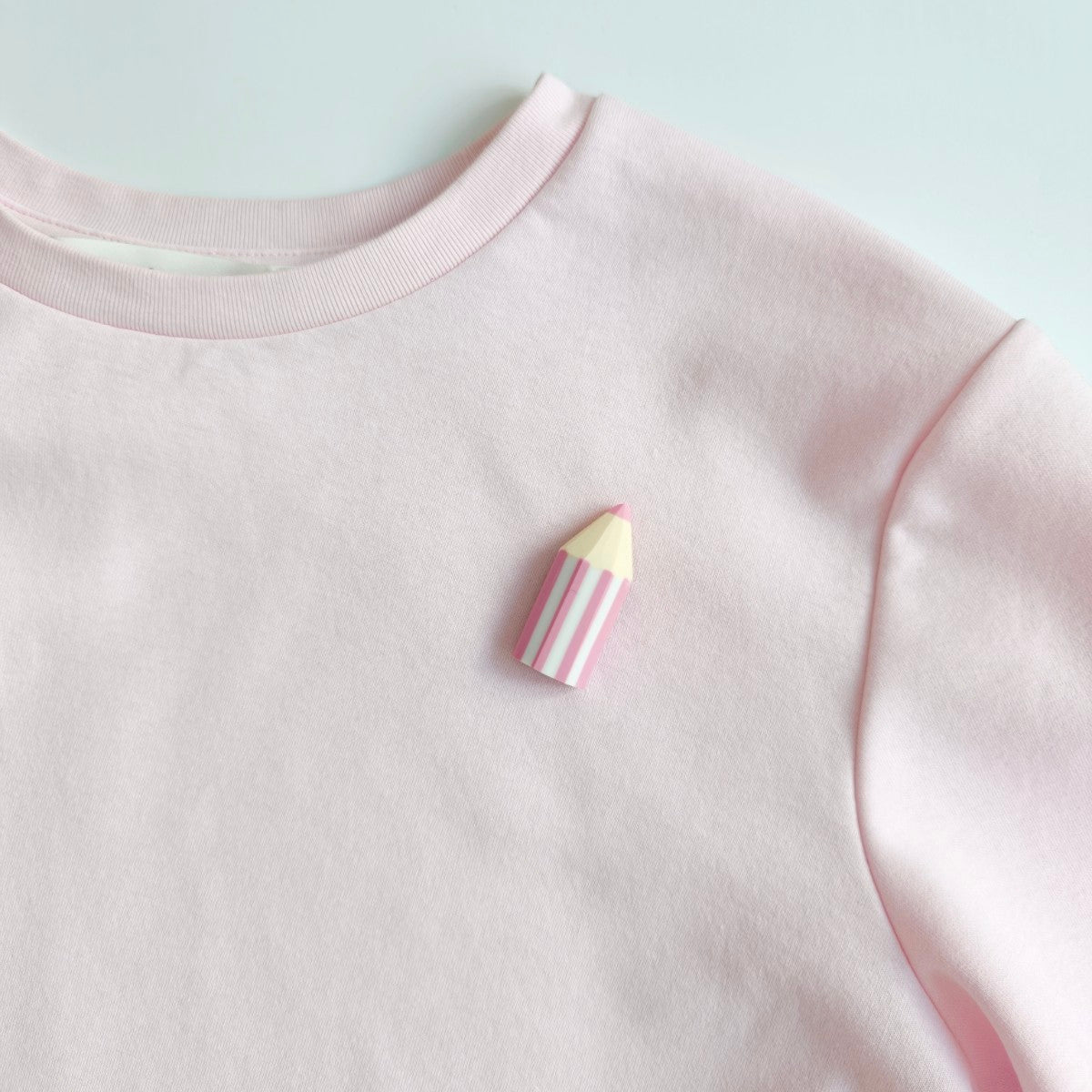 Colour Pencil Pink Brooch