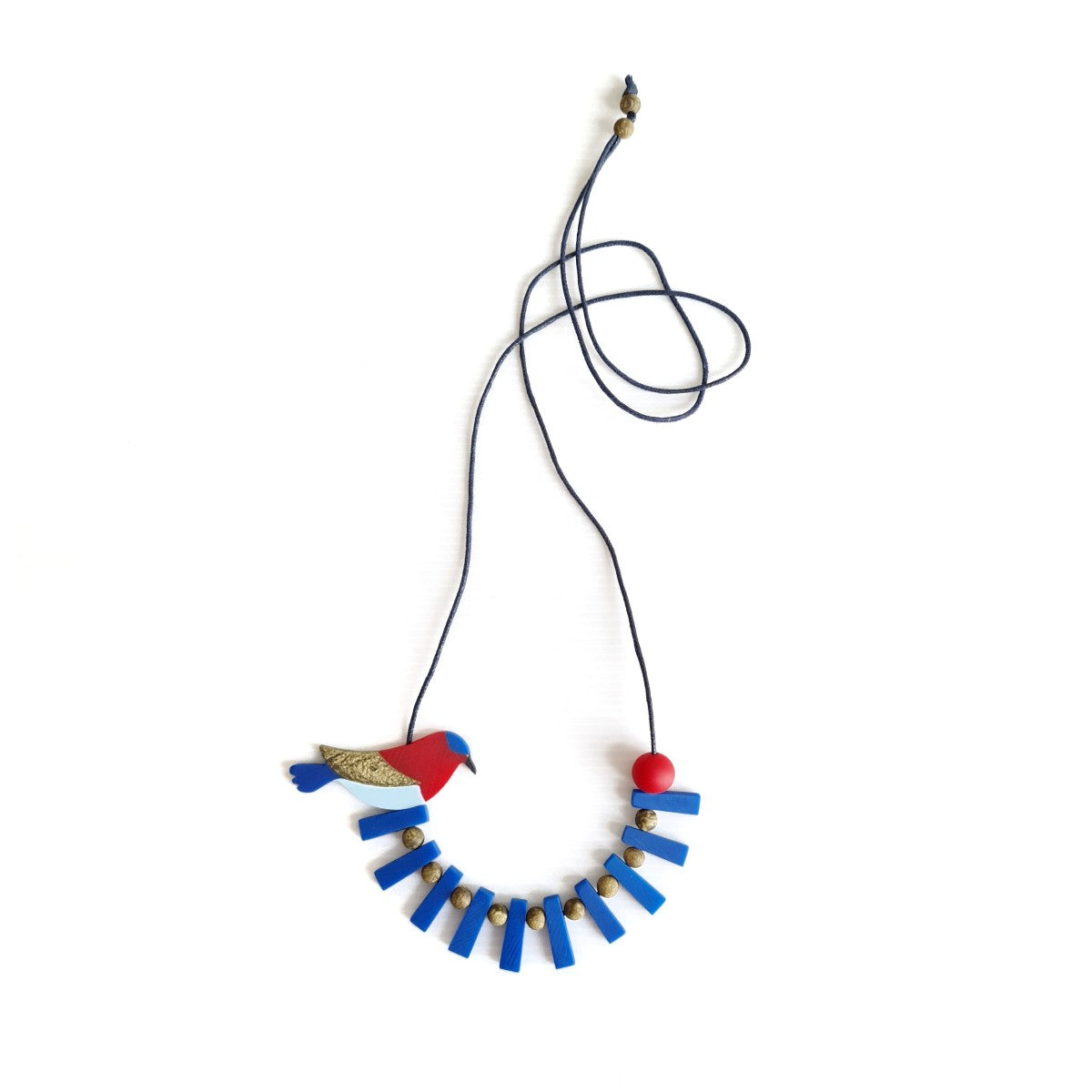 Crimson Sunbird Necklace