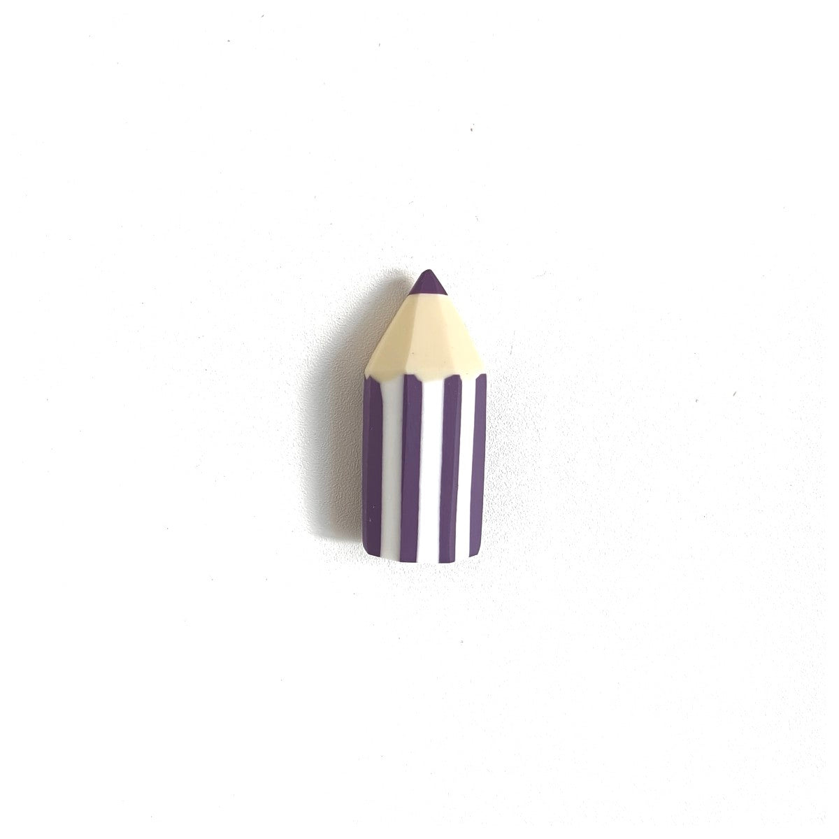 Colour Pencil Purple Brooch