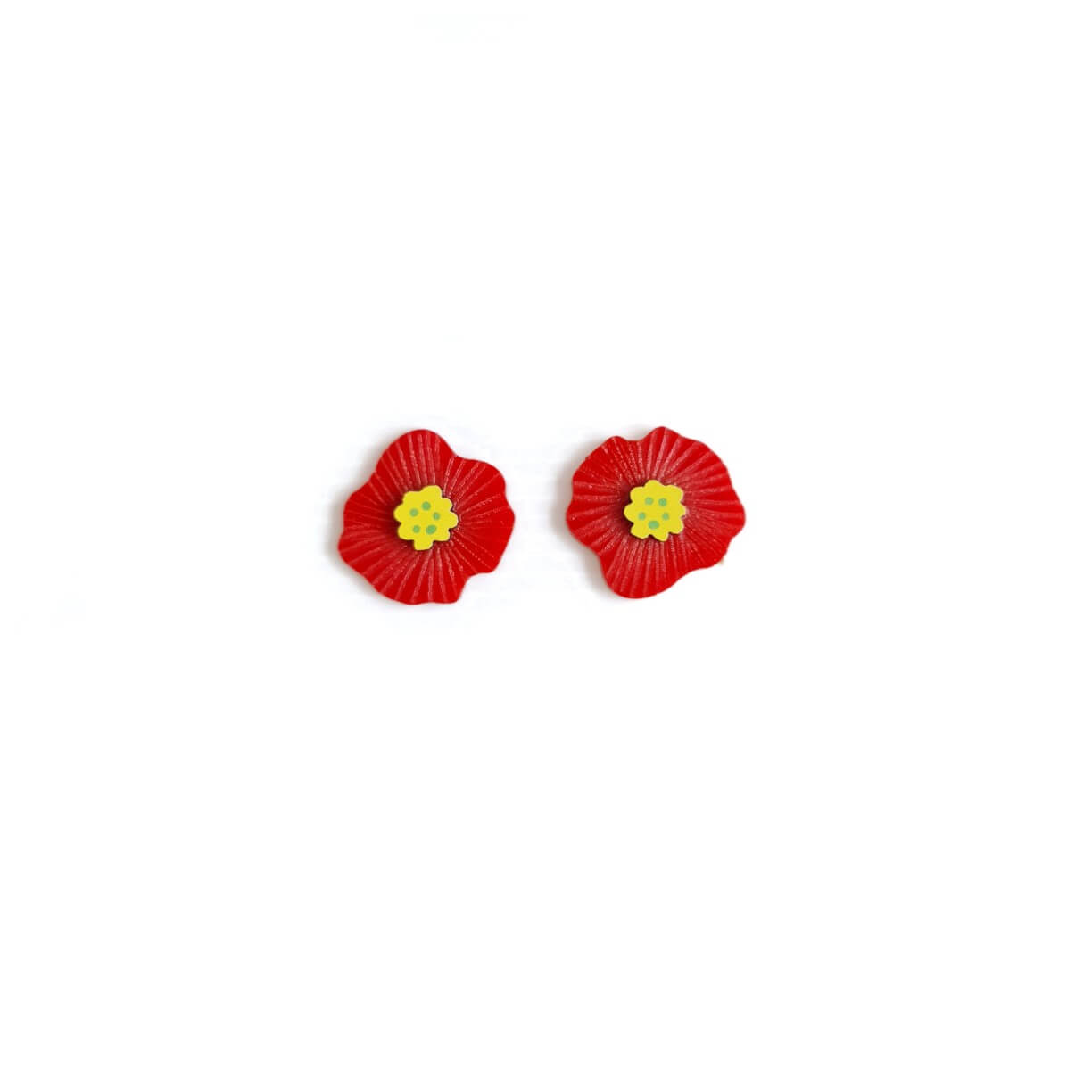 Million Bells Red Earrings (Small)
