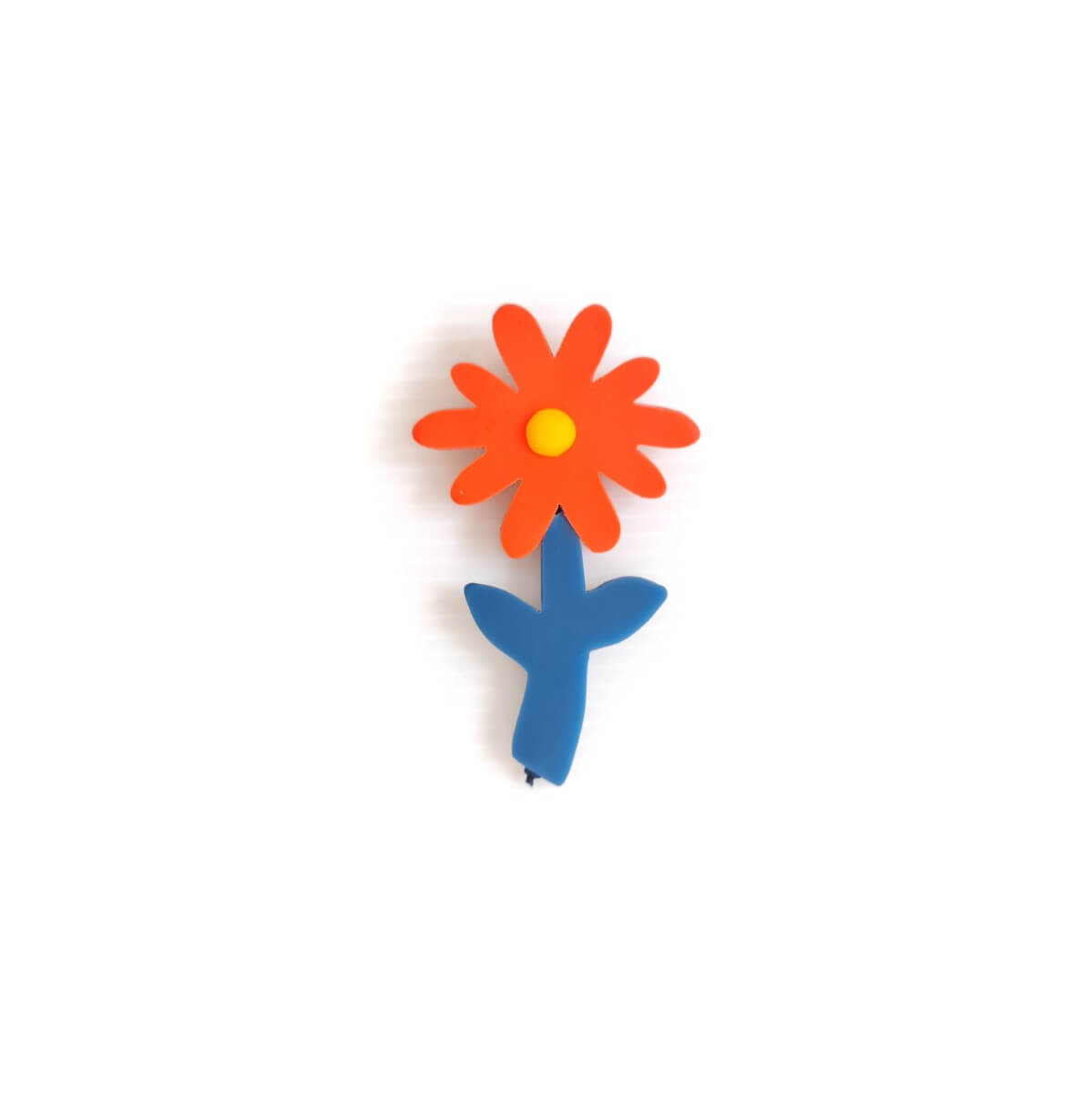 Daisy Orange Brooch