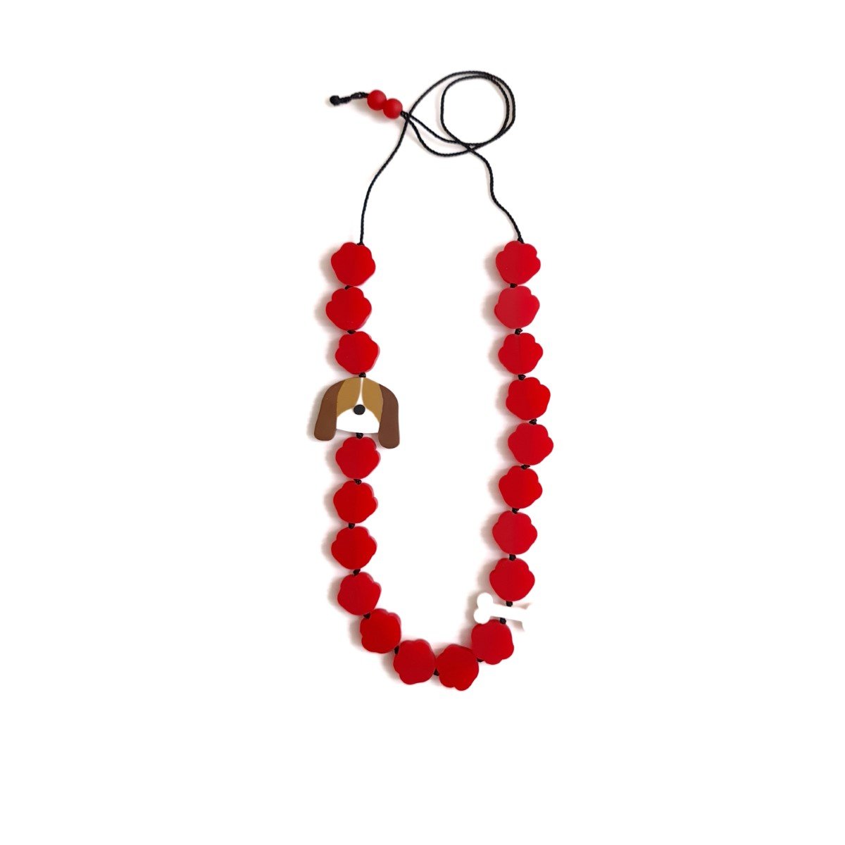 Beagle Red Necklace
