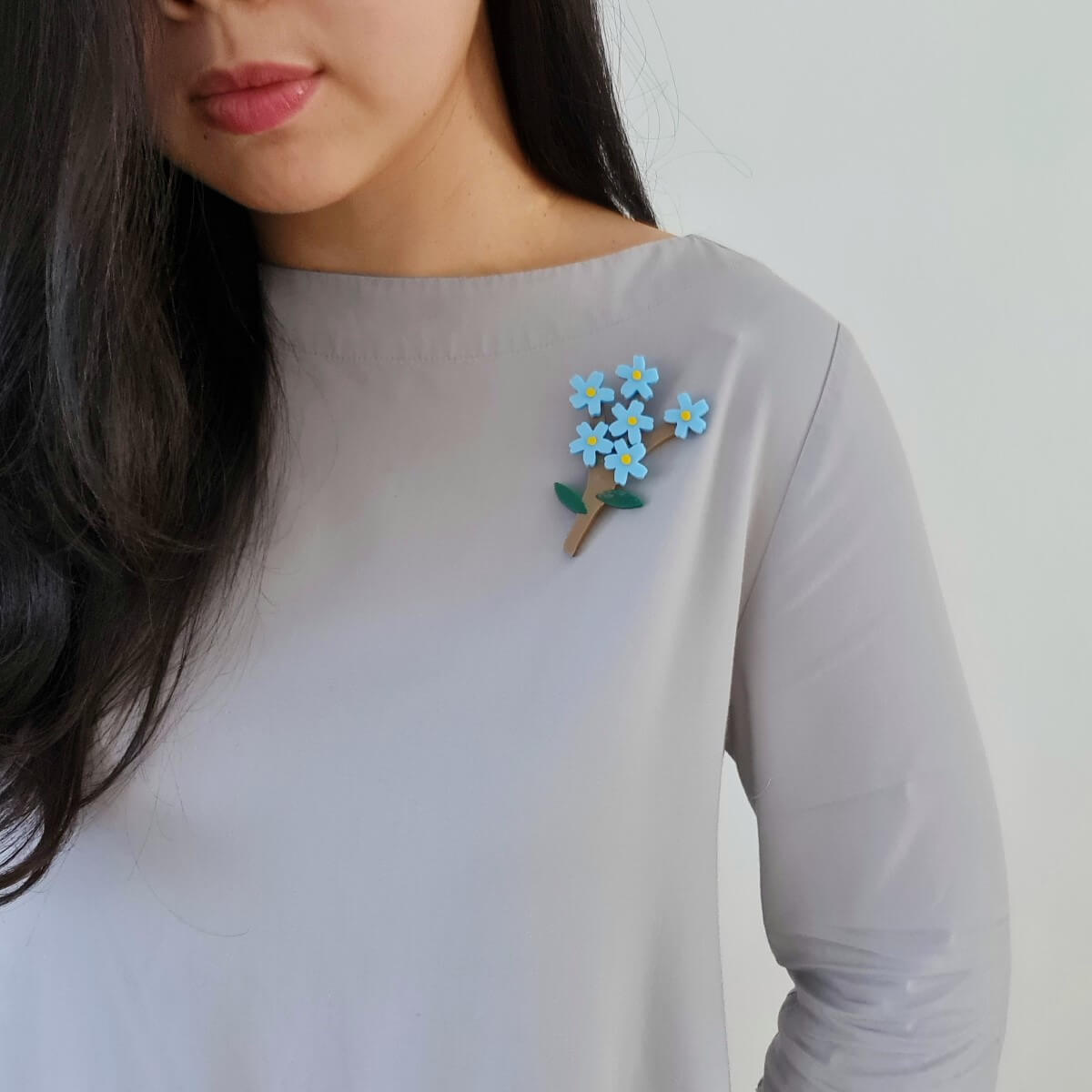 Forget Me Not Brooch