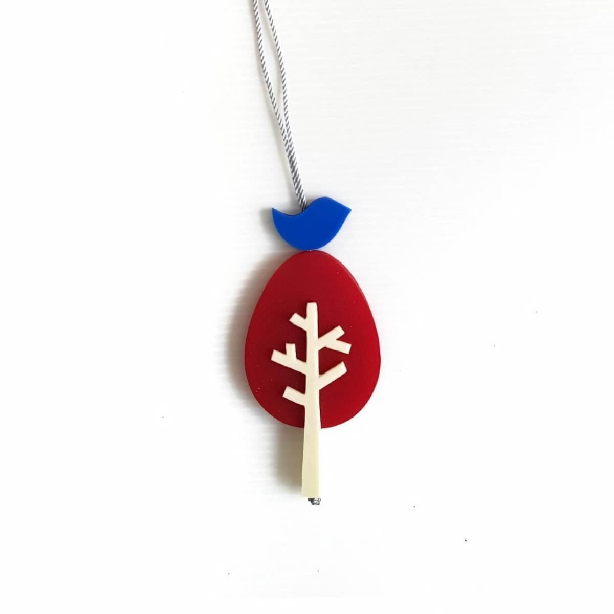 Birch Tree Red Necklace