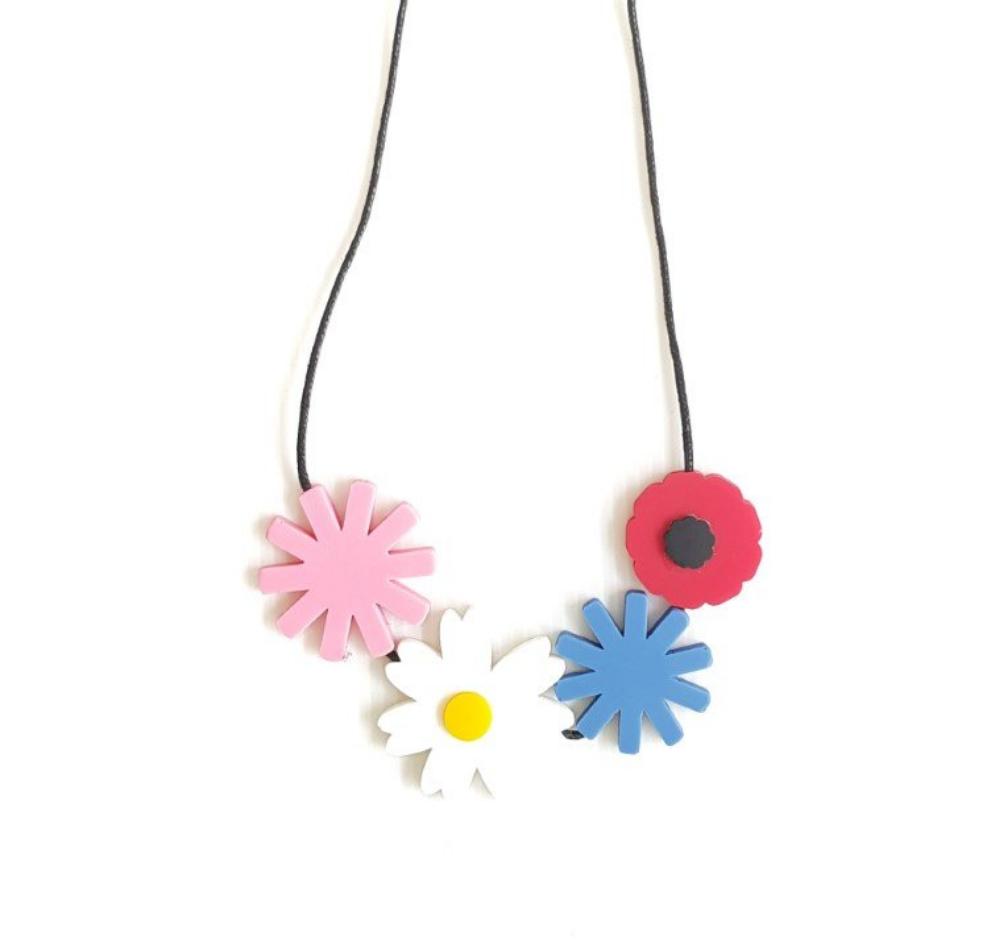 Flower Bouquet Necklace