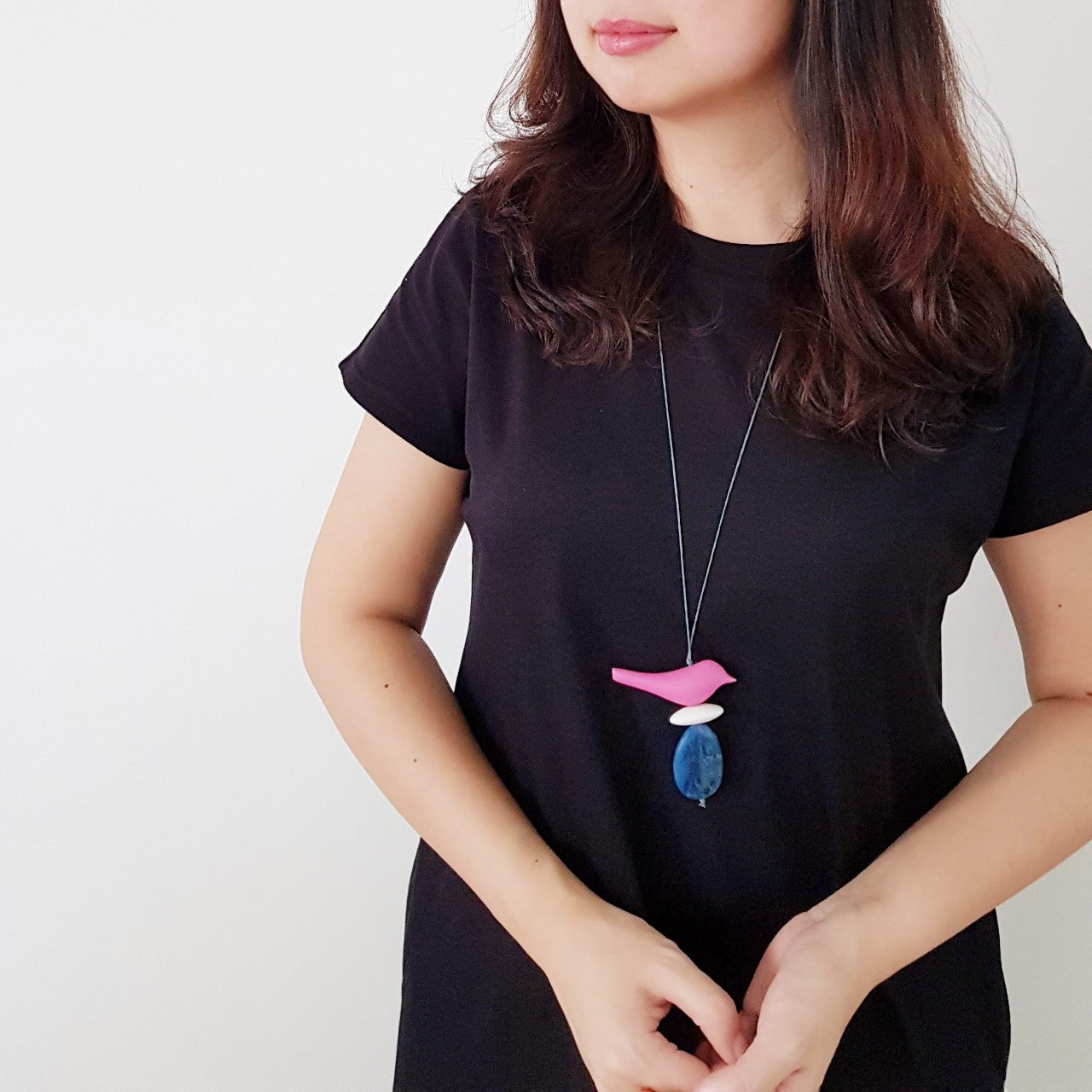 Canary Bright Pink Necklace