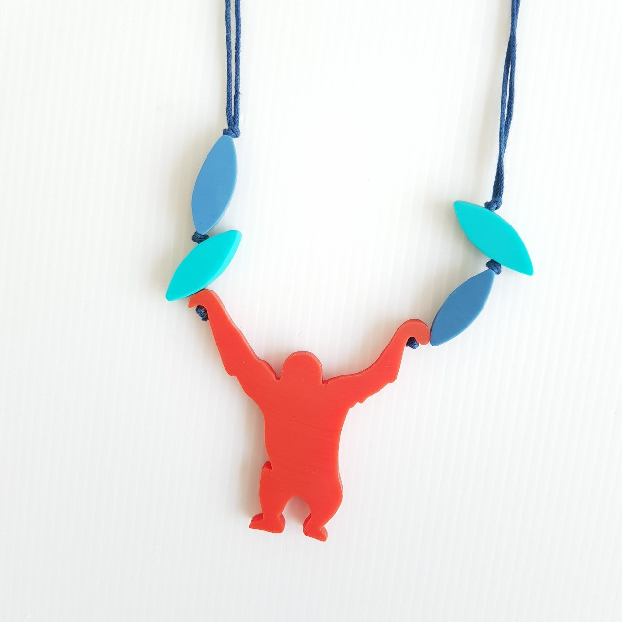 Orang Utan Orange Necklace