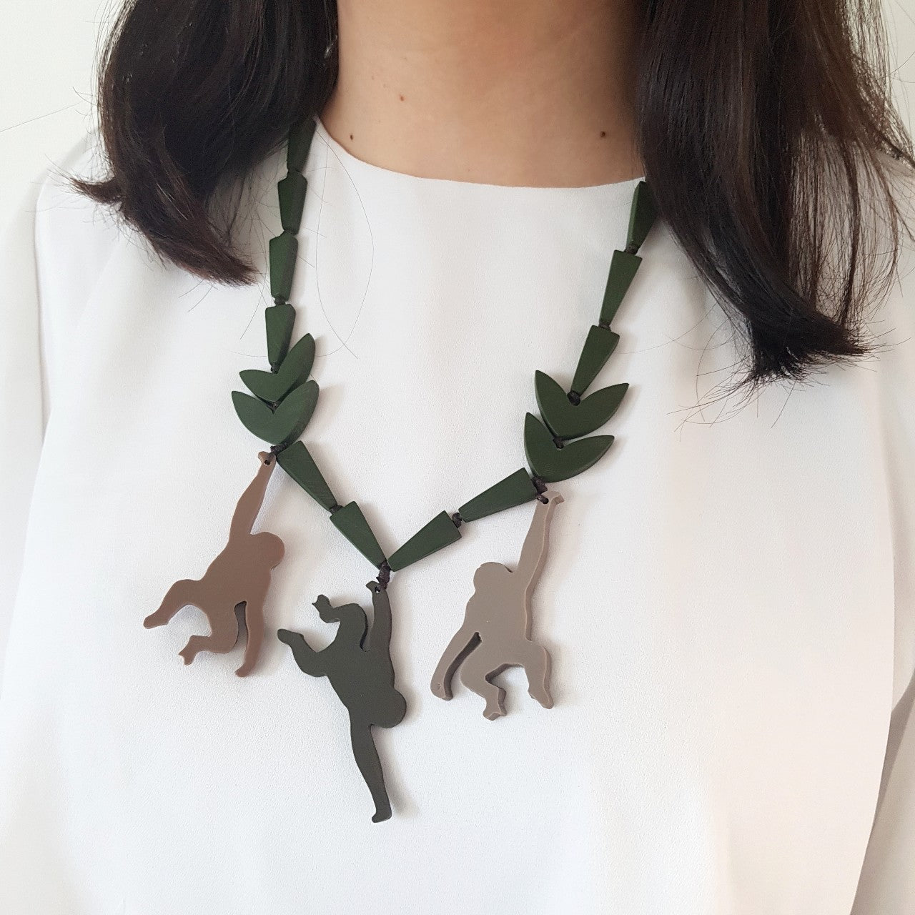 Monkey Jungle Necklace