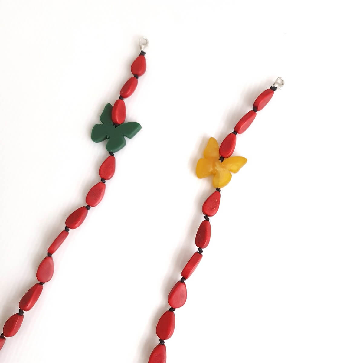 Butterfly Red Mask Strap