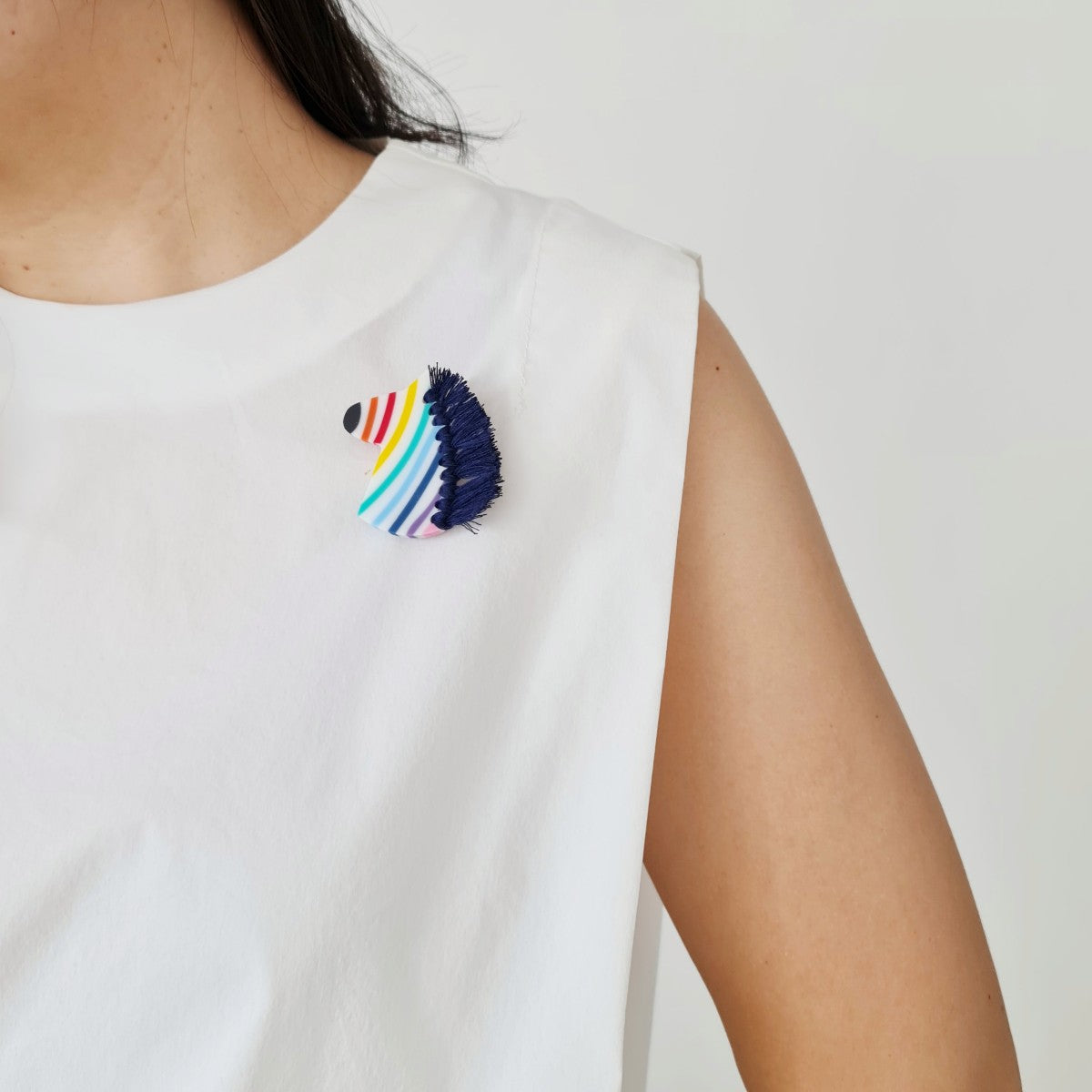 Zebra Multicolour Brooch