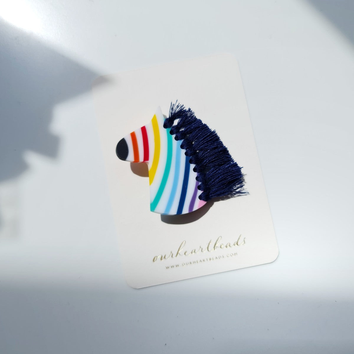 Zebra Multicolour Brooch