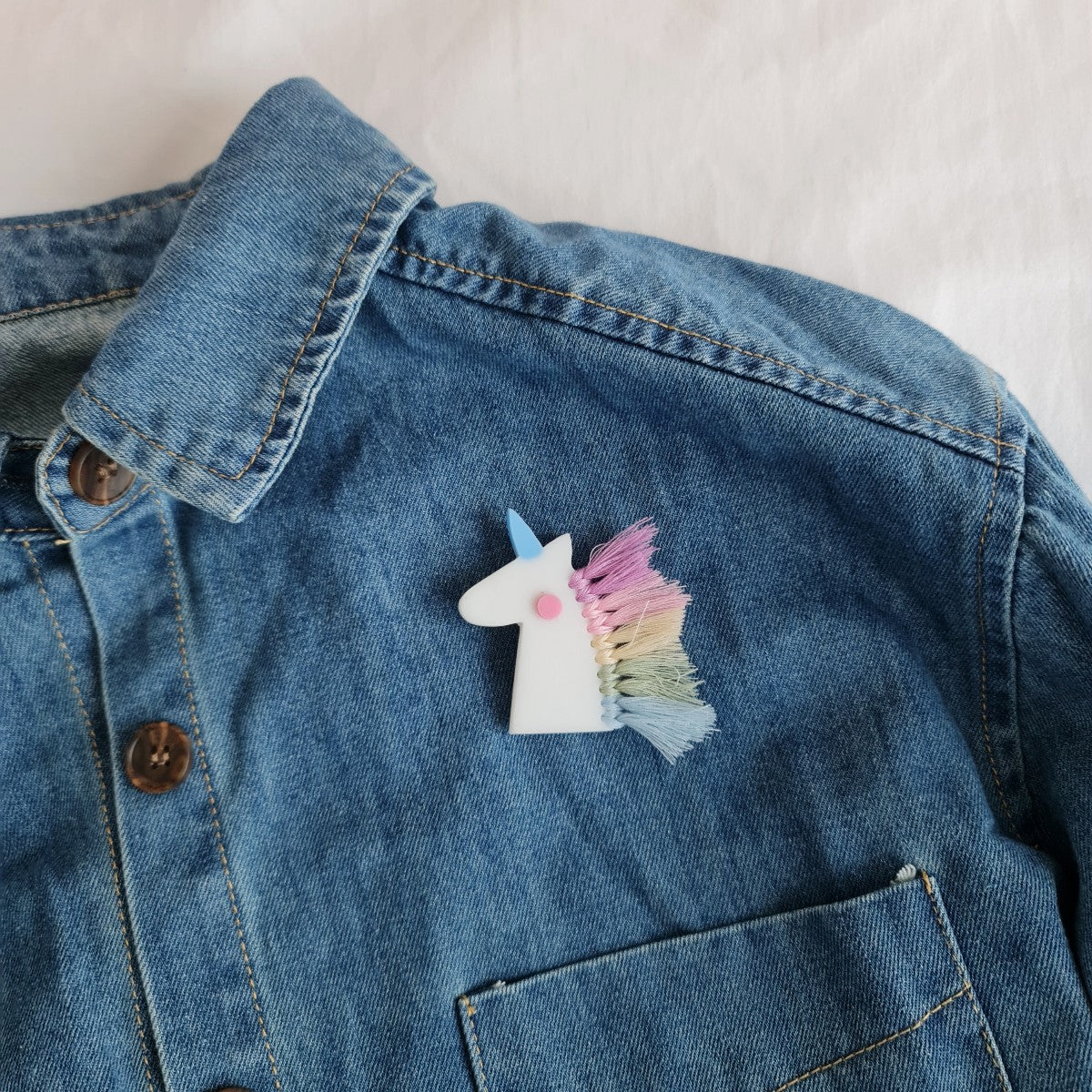 Unicorn Pastel Brooch