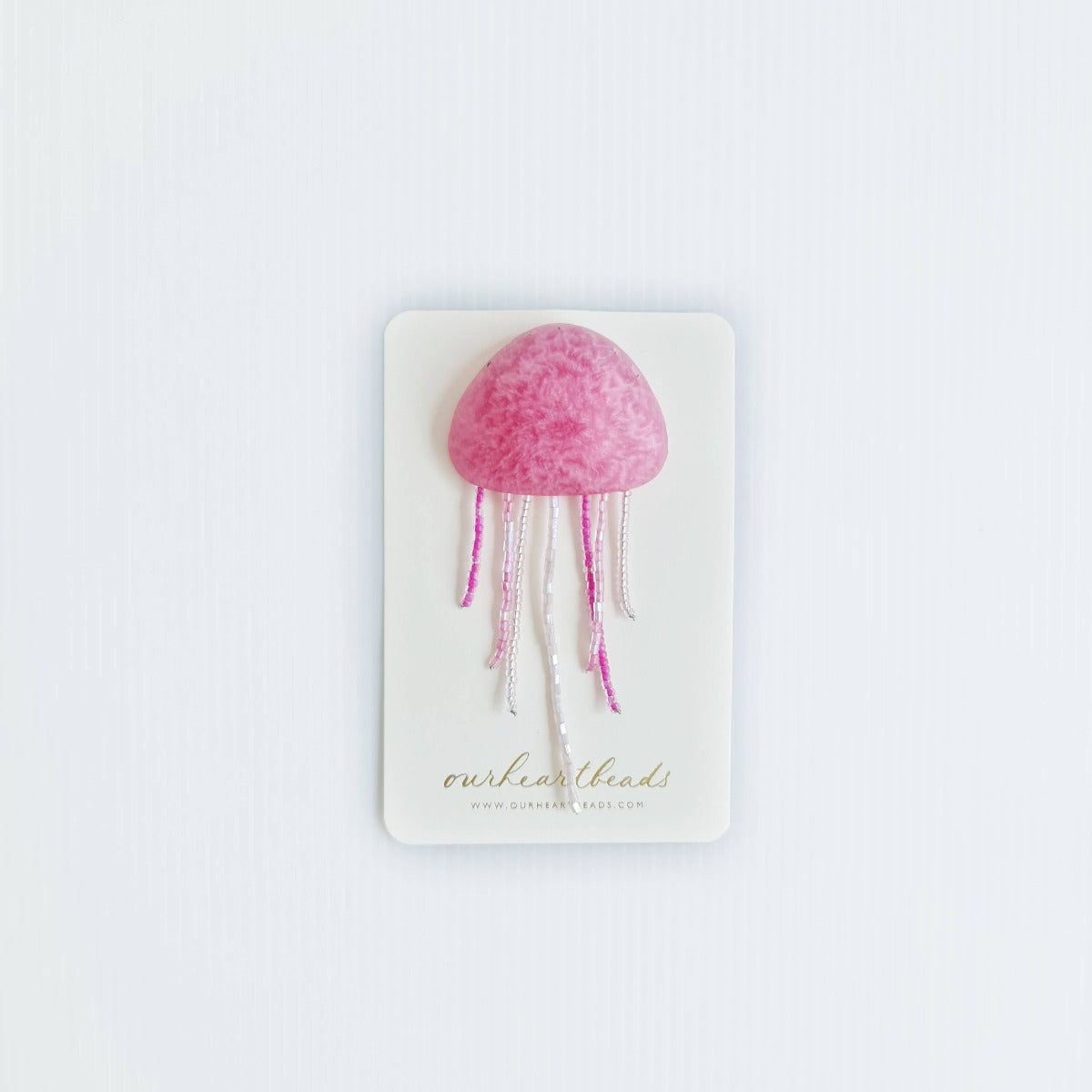 Jellyfish Pink Brooch