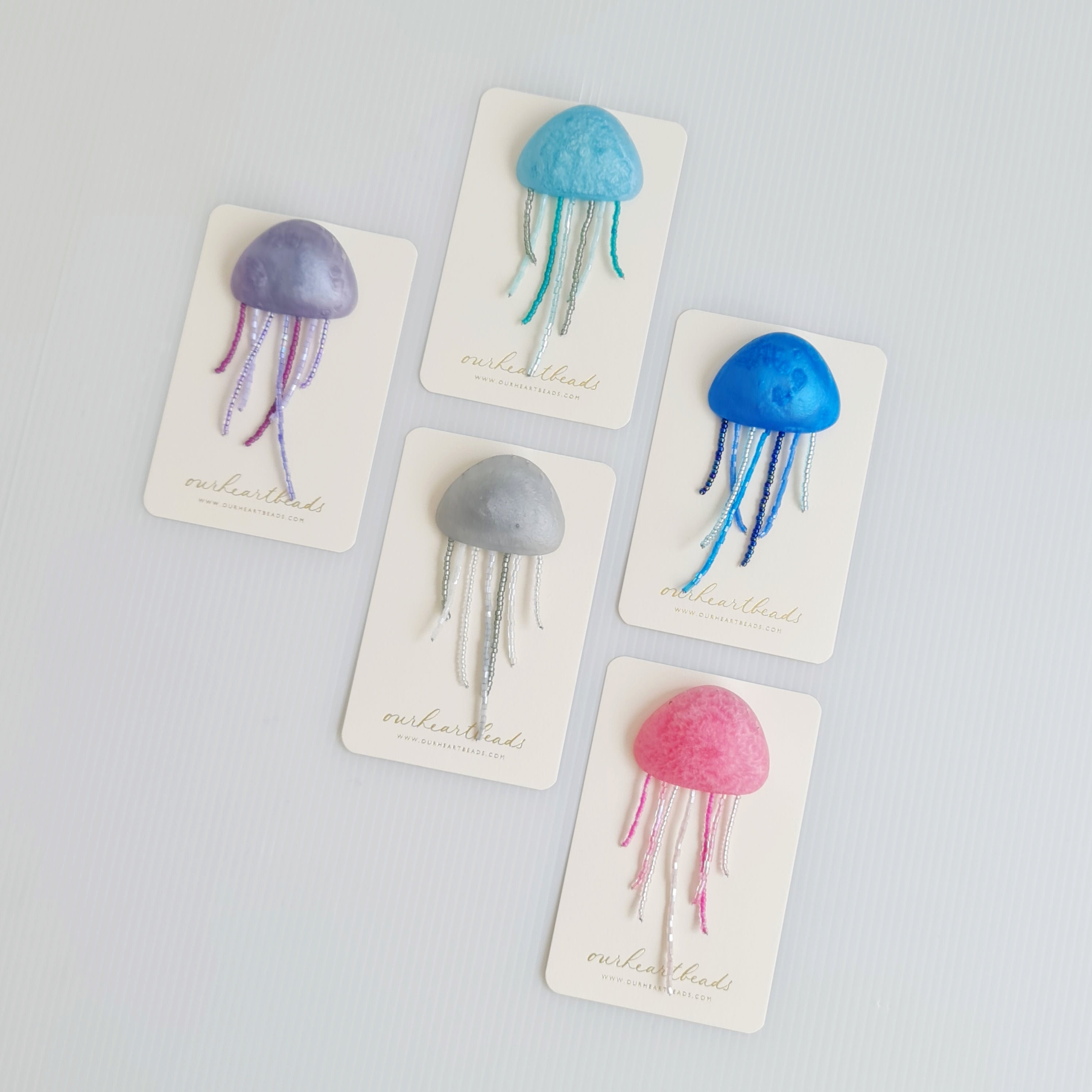 Jellyfish Pink Brooch