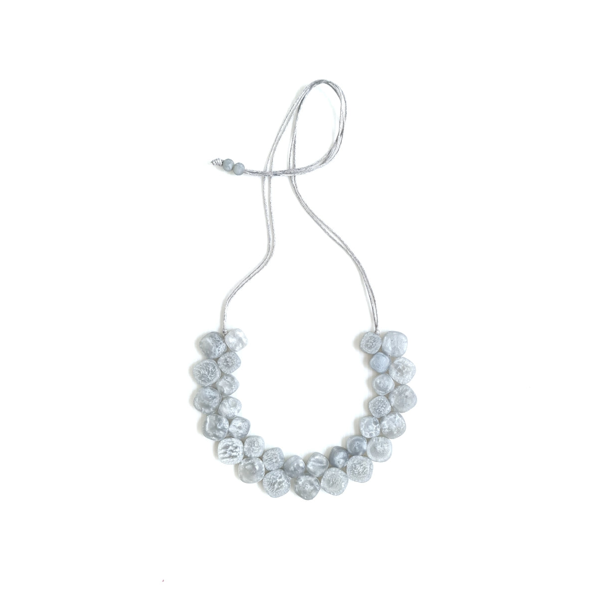 Kei Smokey Silver Necklace