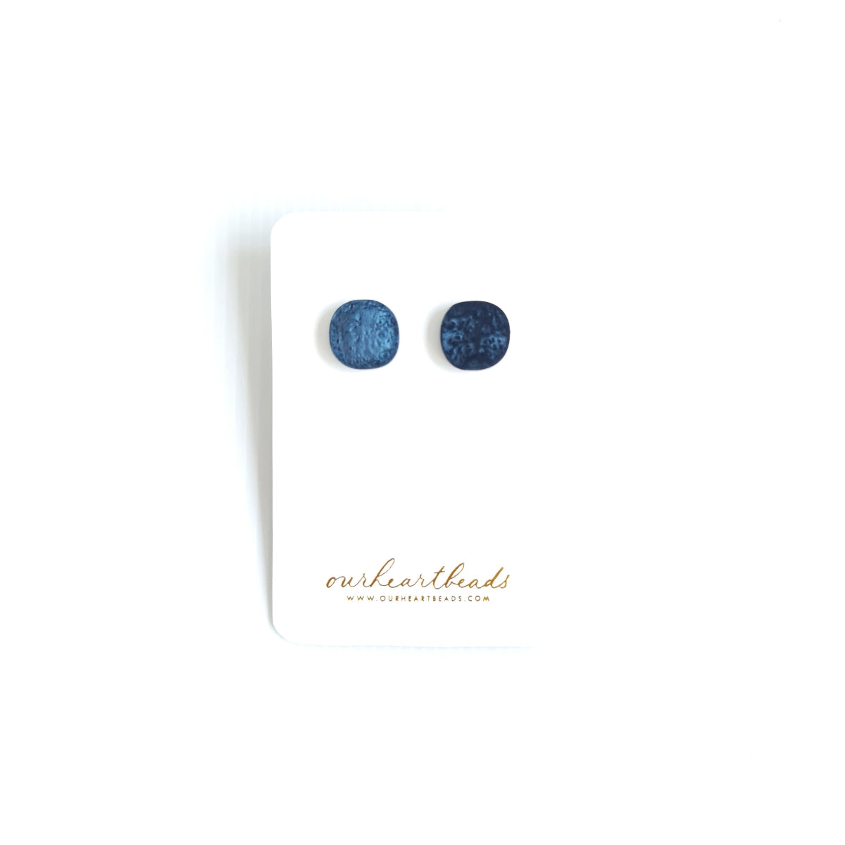 Kei Smokey Midnight Blue Studs