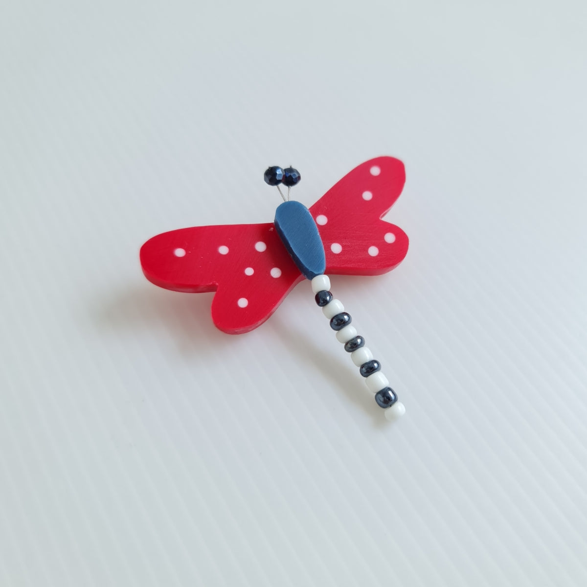 Red Dragonfly Brooch