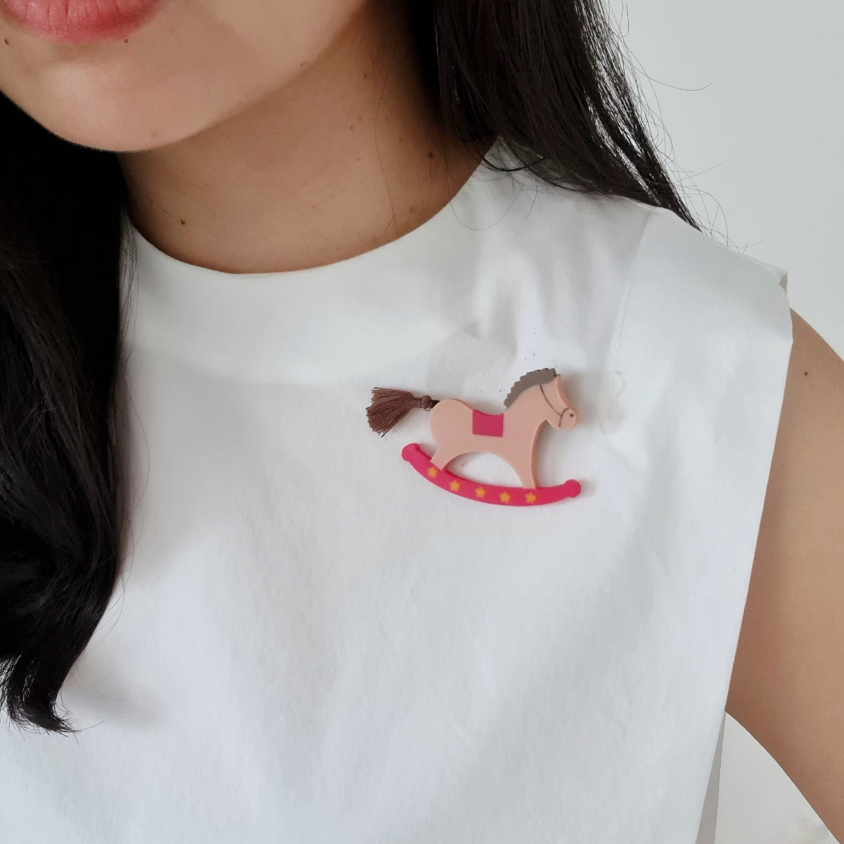 Rocking Horse Brooch