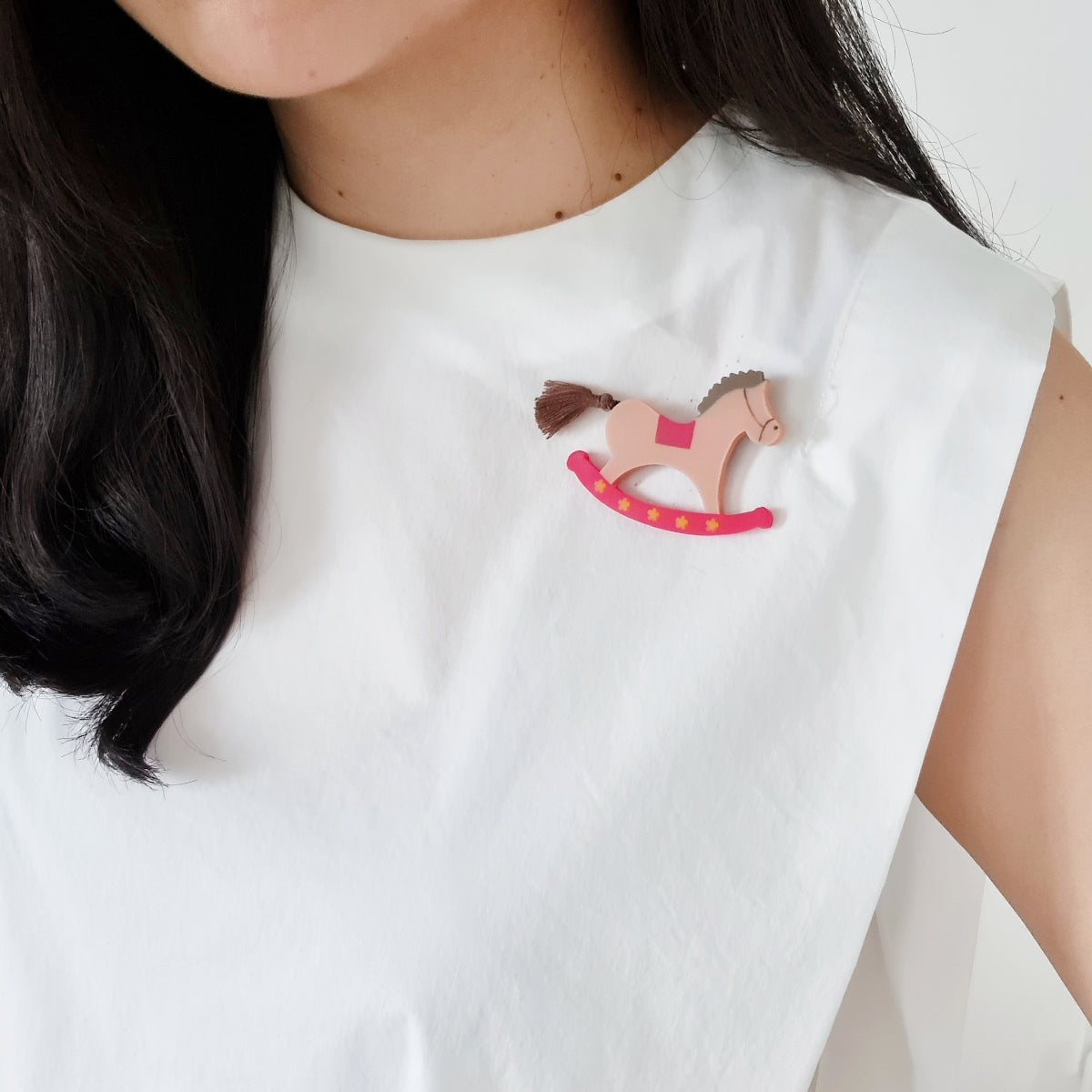 Rocking Horse Brooch