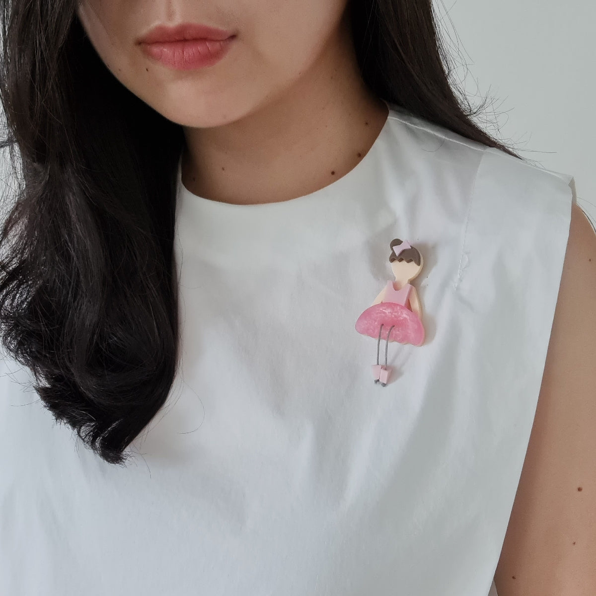Anna Ballerina Brooch