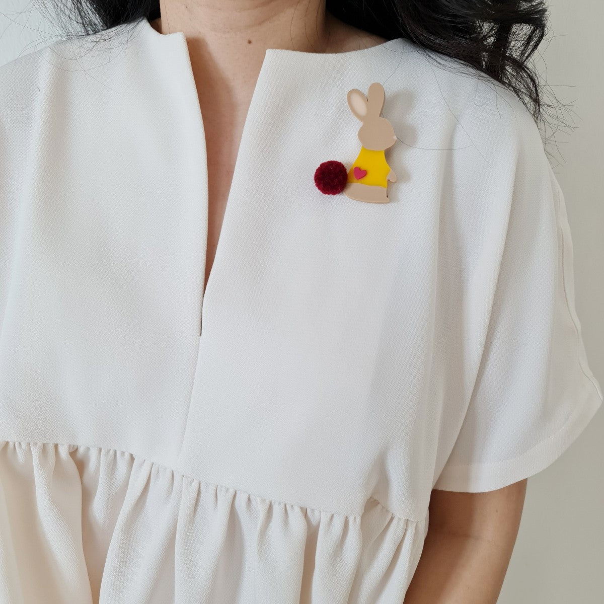 Mummy & Kit Set Brooch Khaki