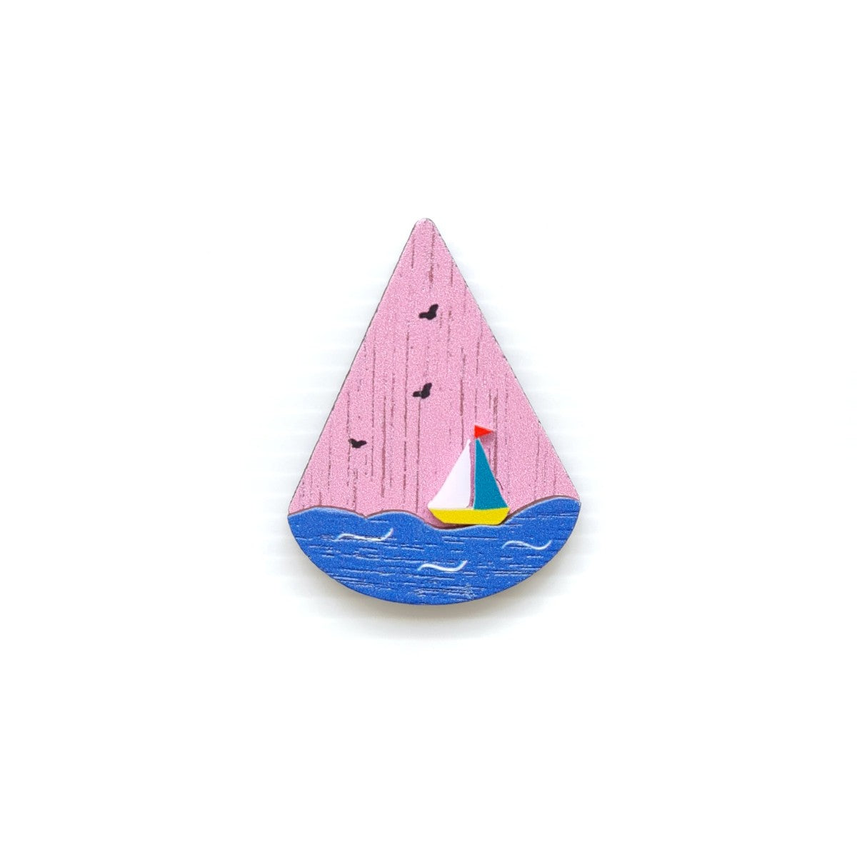 Yacht Sunset Brooch