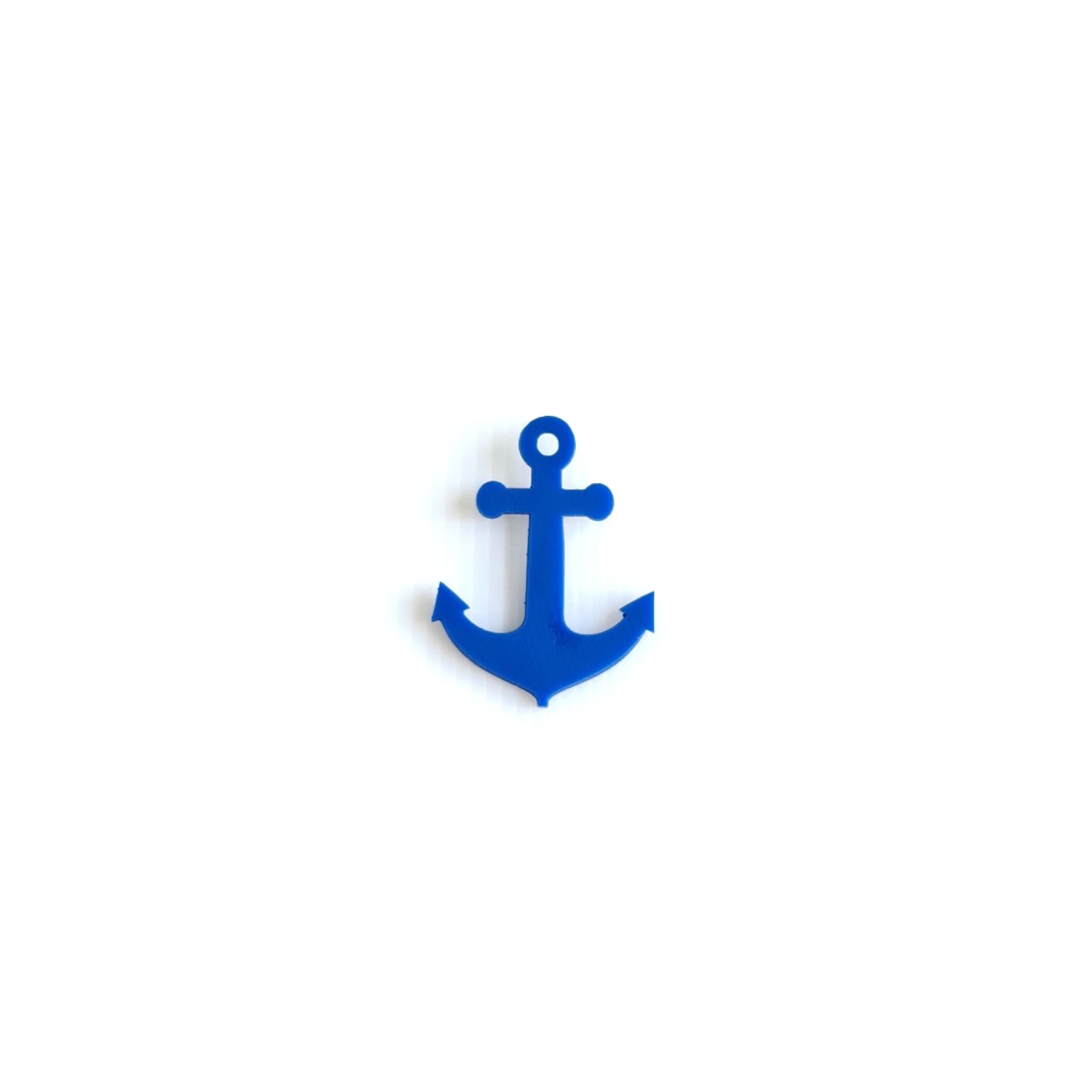 Anchor Blue Brooch